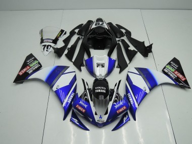 2009-2011 Blue Black Sterilgarda Yamaha YZF R1 Motor Bike Fairings UK Stores