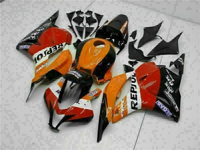 2009-2012 Orange Repsol Honda CBR600RR Motor Fairings UK Stores 2009-2012 Orange Repsol Honda CBR600RR Motor Fairings UK Stores