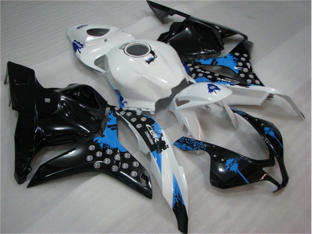 2009-2012 Black White Blue Honda CBR600RR Motor Fairings UK Stores 2009-2012 Black White Blue Honda CBR600RR Motor Fairings UK Stores