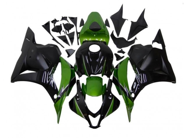 2009-2012 Green Black Honda CBR600RR Motorcycle Fairings Kit UK Stores 2009-2012 Green Black Honda CBR600RR Motorcycle Fairings Kit UK Stores
