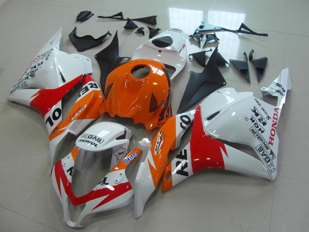 2009-2012 White New Repsol Honda CBR600RR Replacement Motorcycle Fairings UK Stores 2009-2012 White New Repsol Honda CBR600RR Replacement Motorcycle Fairings UK Stores
