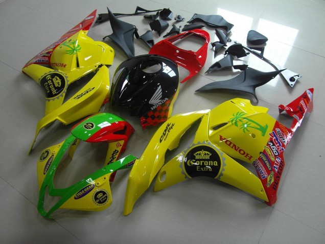 2009-2012 Yellow Corona Extra Honda CBR600RR Motorbike Fairing Kits UK Stores 2009-2012 Yellow Corona Extra Honda CBR600RR Motorbike Fairing Kits UK Stores