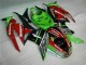 2009-2012 Black Red Green Motorcard Kawasaki ZX6R Motor Fairings UK Stores