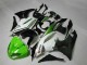 2009-2012 Green Black White 25 Kawasaki ZX6R Bike Fairings UK Stores 2009-2012 Green Black White 25 Kawasaki ZX6R Bike Fairings UK Stores