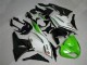 2009-2012 Green Black White 25 Kawasaki ZX6R Bike Fairings UK Stores 2009-2012 Green Black White 25 Kawasaki ZX6R Bike Fairings UK Stores