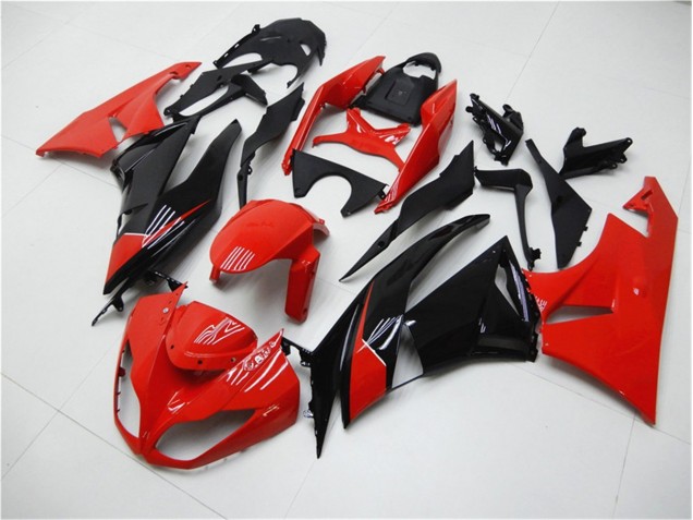 2009-2012 Red Black Kawasaki ZX6R Bike Fairings UK Stores