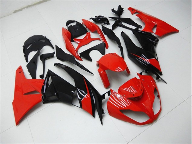 2009-2012 Red Black Kawasaki ZX6R Bike Fairings UK Stores