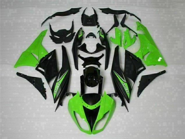 2009-2012 Black Green 636 Kawasaki ZX6R Motorcycle Bodywork UK Stores 2009-2012 Black Green 636 Kawasaki ZX6R Motorcycle Bodywork UK Stores