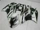 2009-2012 White Black Kawasaki ZX6R Motorcycle Replacement Fairings UK Stores 2009-2012 White Black Kawasaki ZX6R Motorcycle Replacement Fairings UK Stores