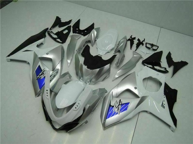 2009-2016 Silver White Suzuki GSXR1000 Motorcycle Bodywork UK Stores 2009-2016 Silver White Suzuki GSXR1000 Motorcycle Bodywork UK Stores
