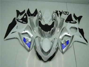 2009-2016 Silver White Suzuki GSXR1000 Motorcycle Bodywork UK Stores