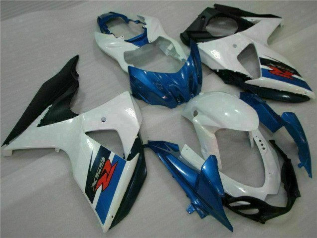 2009-2016 Blue White Suzuki GSXR1000 Motorcycle Fairings Kits UK Stores 2009-2016 Blue White Suzuki GSXR1000 Motorcycle Fairings Kits UK Stores