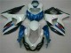 2009-2016 Blue White Suzuki GSXR1000 Motorcycle Fairings Kits UK Stores 2009-2016 Blue White Suzuki GSXR1000 Motorcycle Fairings Kits UK Stores