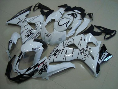 2009-2016 White Corona Suzuki GSXR 1000 K9 Motorcylce Fairings UK Stores