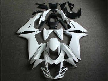 2011-2021 White Suzuki GSXR 600/750 Motorcycle Fairings Kit UK Stores