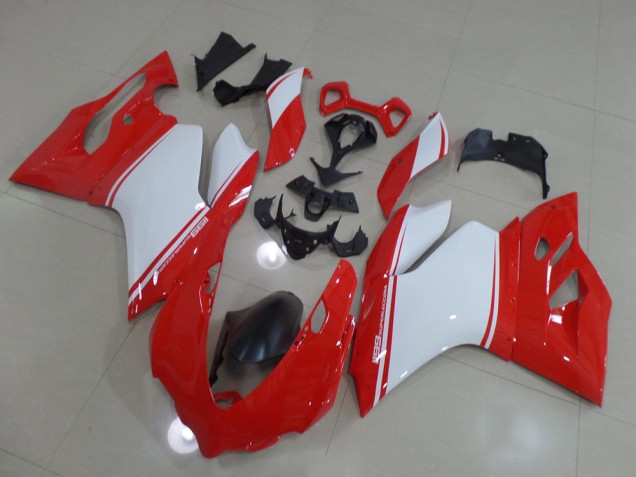 2011-2014 Red White Ducati 1199 Motorbike Fairing UK Stores 2011-2014 Red White Ducati 1199 Motorbike Fairing UK Stores