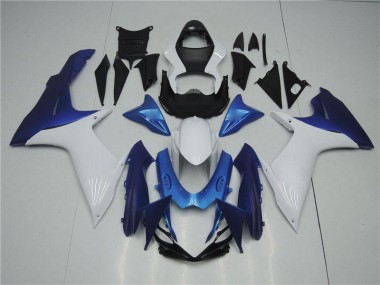 2011-2021 White Blue Suzuki GSXR 600/750 Replacement Fairings UK Stores