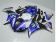 2012-2014 Blue White Black Yamaha YZF R1 Motorcycle Replacement Fairings UK Stores