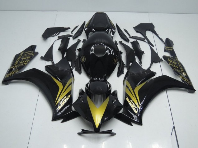 2012-2016 Glossy Black and Gold Honda CBR1000RR Replacement Fairings UK Stores 2012-2016 Glossy Black and Gold Honda CBR1000RR Replacement Fairings UK Stores