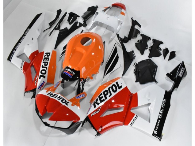 2013-2021 Red White Orange Repsol Honda CBR600RR Motorcycle Fairings Kit UK Stores 2013-2021 Red White Orange Repsol Honda CBR600RR Motorcycle Fairings Kit UK Stores