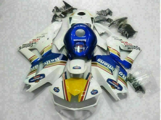 2013-2021 White Blue Honda CBR600RR Motorbike Fairings UK Stores 2013-2021 White Blue Honda CBR600RR Motorbike Fairings UK Stores