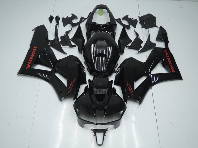 2013-2021 Glossy Black with Red Sticker Honda CBR600RR Motorcycle Fairings Kit UK Stores 2013-2021 Glossy Black with Red Sticker Honda CBR600RR Motorcycle Fairings Kit UK Stores