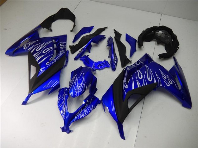 2013-2016 Blue White Black Kawasaki EX300 Bike Fairing UK Stores 2013-2016 Blue White Black Kawasaki EX300 Bike Fairing UK Stores