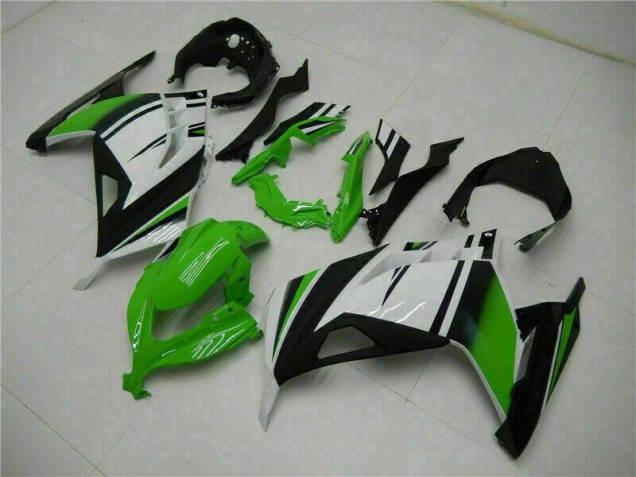 2013-2016 Green Black Silver Kawasaki EX300 Moto Fairings UK Stores 2013-2016 Green Black Silver Kawasaki EX300 Moto Fairings UK Stores