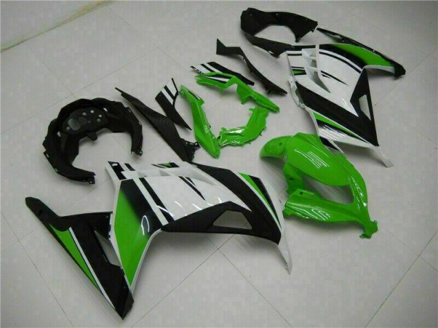 2013-2016 Green Black Silver Kawasaki EX300 Moto Fairings UK Stores 2013-2016 Green Black Silver Kawasaki EX300 Moto Fairings UK Stores