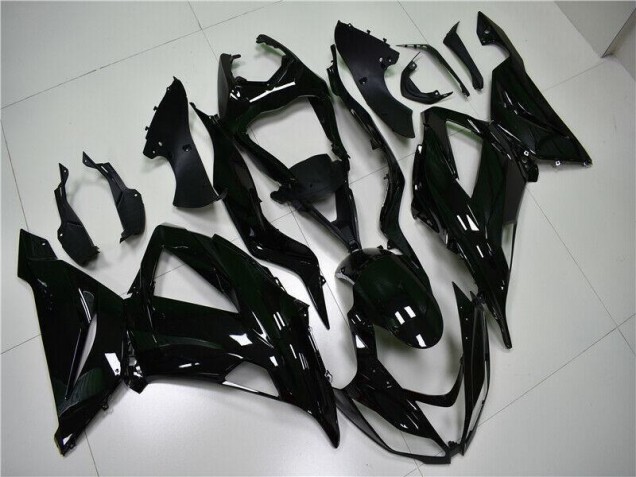 2013-2018 Glossy Black Kawasaki ZX6R Motorcycle Fairings Kit UK Stores 2013-2018 Glossy Black Kawasaki ZX6R Motorcycle Fairings Kit UK Stores