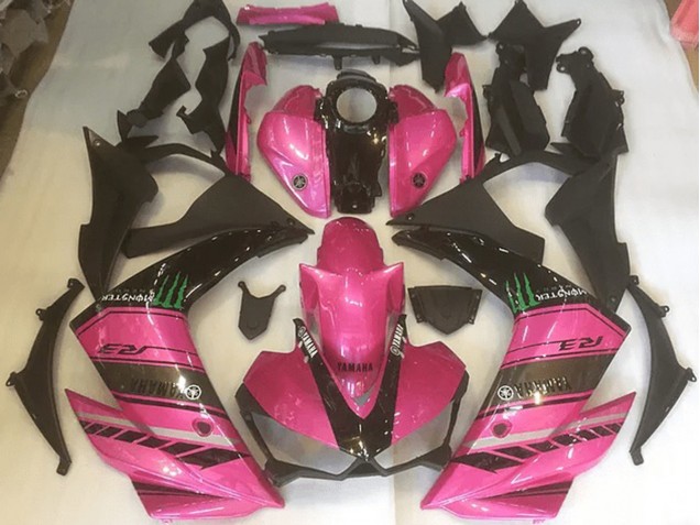 2015-2022 Pink and Black Yamaha YZF R3 Replacement Fairings UK Stores
