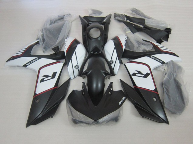 2015-2022 Black White Yamaha YZF R3 Motor Fairings UK Stores 2015-2022 Black White Yamaha YZF R3 Motor Fairings UK Stores