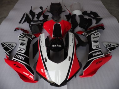 2015-2019 Red White Black Yamaha YZF R1 Motorcycle Replacement Fairings UK Stores