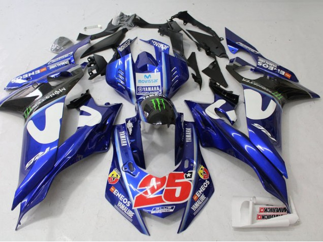 2017-2021 Movistar Yamaha YZF R6 Motorcylce Fairings UK Stores
