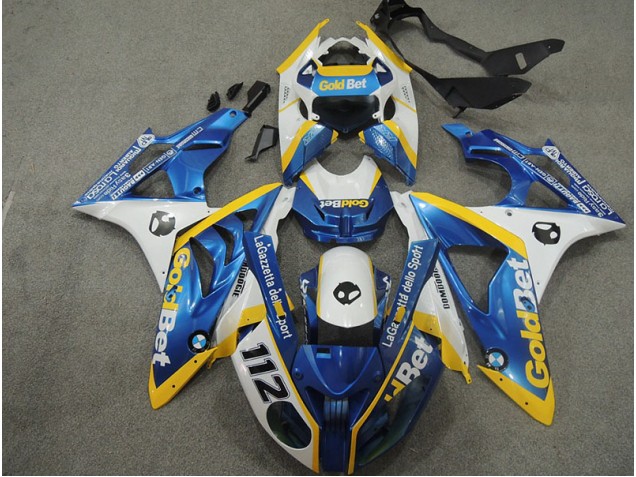 2009-2014 White Blue GoldBet 112 BMW S1000RR Motorbike Fairing UK Stores 2009-2014 White Blue GoldBet 112 BMW S1000RR Motorbike Fairing UK Stores