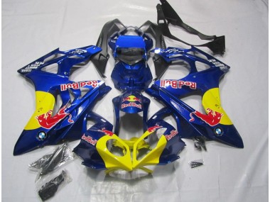 2009-2014 Yellow Blue RedBull BMW S1000RR Replacement Motorcycle Fairings UK Stores