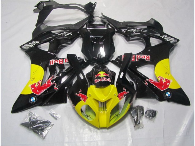 2009-2014 Yellow Black RedBull BMW S1000RR Motorbike Fairing Kits UK Stores 2009-2014 Yellow Black RedBull BMW S1000RR Motorbike Fairing Kits UK Stores