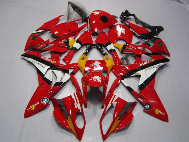 2009-2014 Red White BMW S1000RR Motorcyle Fairings UK Stores 2009-2014 Red White BMW S1000RR Motorcyle Fairings UK Stores