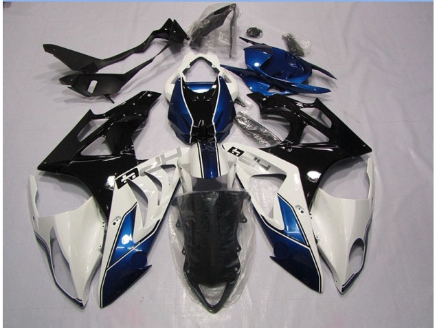 2009-2014 White Blue BMW S1000RR Replacement Fairings UK Stores 2009-2014 White Blue BMW S1000RR Replacement Fairings UK Stores