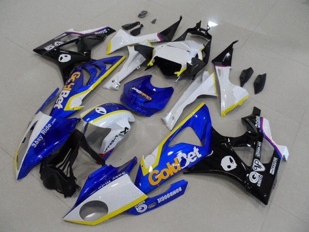 2009-2014 Blue White GoldBet BMW S1000RR Motorcycle Fairings UK Stores 2009-2014 Blue White GoldBet BMW S1000RR Motorcycle Fairings UK Stores