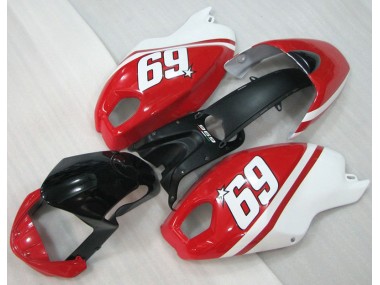 2008-2012 Black Red White 69 Ducati Monster 696 Moto Fairings UK Stores