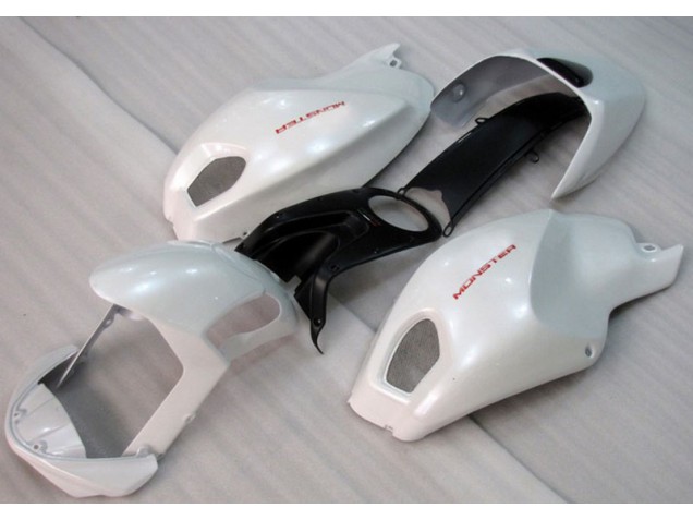 2008-2012 White Red Monster Ducati Monster 696 Motorbike Fairings UK Stores
