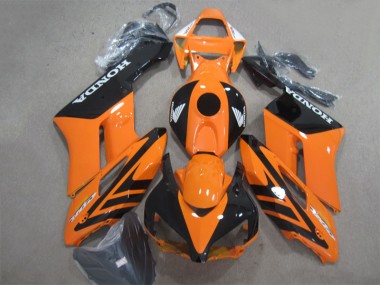 2004-2005 Black Orange Honda CBR1000RR Motorbike Fairing Kits UK Stores
