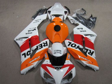 2004-2005 White Orange Repsol Honda CBR1000RR Moto Fairings UK Stores