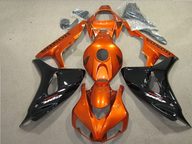 2006-2007 Black Orange Fireblade Honda CBR1000RR Motorbike Fairing UK Stores