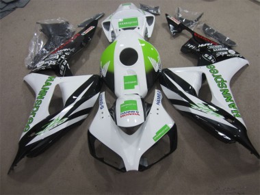 2006-2007 White Green Hannspree Honda CBR1000RR Motorcycle Fairing UK Stores