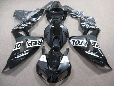 2006-2007 Black Repsol Honda CBR1000RR Motorcycle Fairing Kits UK Stores
