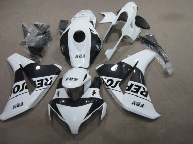 2008-2011 Black White Repsol Honda CBR1000RR Replacement Motorcycle Fairings UK Stores
