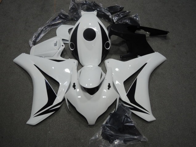 2008-2011 White Honda CBR1000RR Motorcycle Replacement Fairings UK Stores 2008-2011 White Honda CBR1000RR Motorcycle Replacement Fairings UK Stores