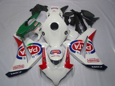 2008-2011 White Red PATA Honda CBR1000RR Motor Fairings UK Stores
